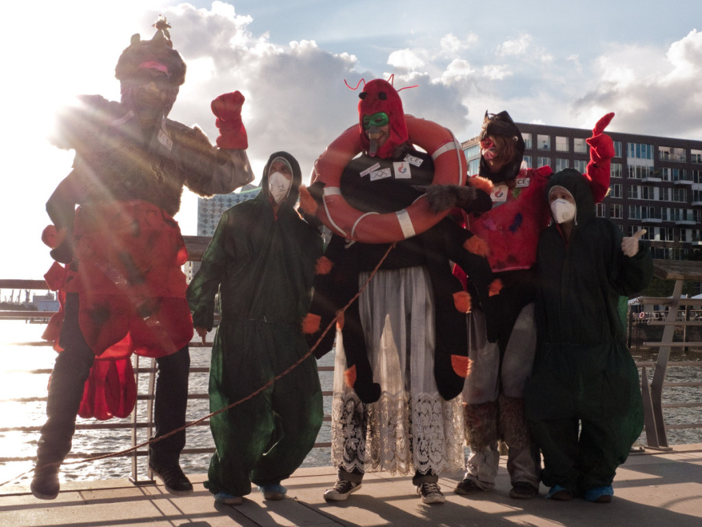 Maskottchen-Befreiung durch Nolympia