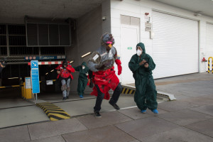Maskottchen-Befreiung durch Nolympia Maskottchen-Befreiung durch Nolympia