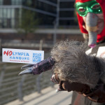 Maskottchen-Befreiung durch Nolympia